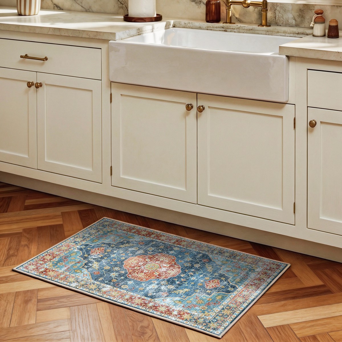 Avenza - Traditional Washable Small Rug - 60x90cm