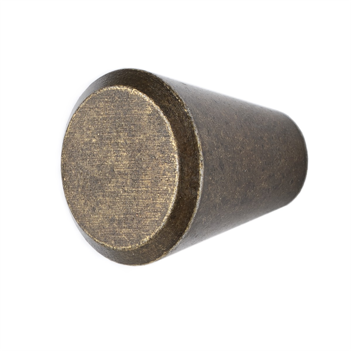 Lunaria - Cone Kitchen Cabinet Knob - Antique Brass
