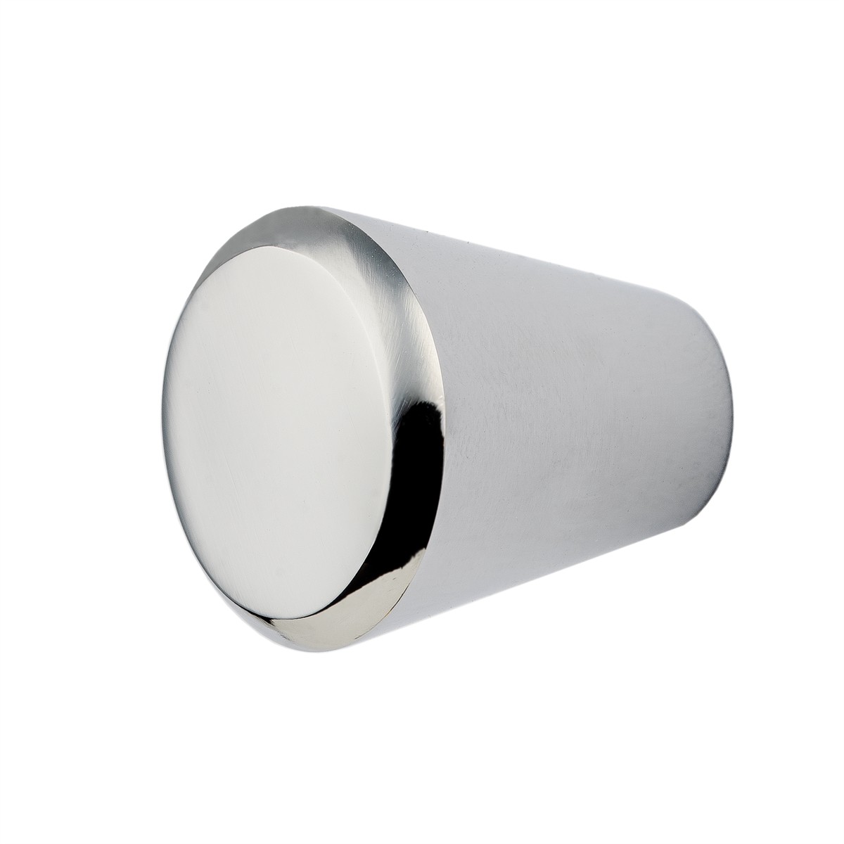 Lunaria - Cone Kitchen Cabinet Knob - Polished Chrome