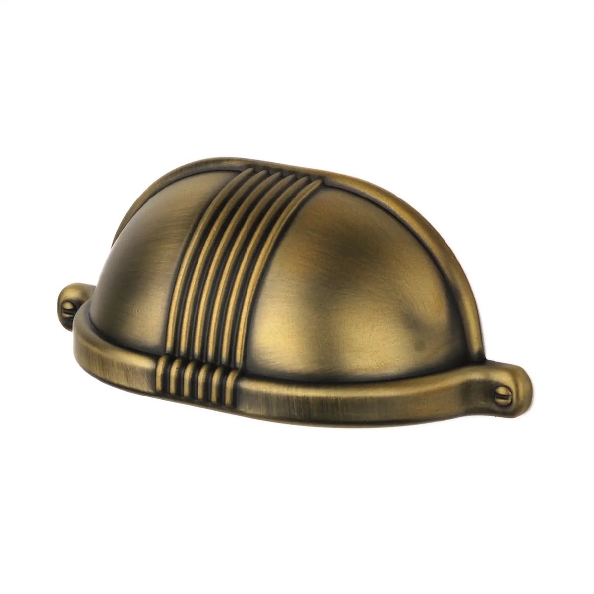 Hera - Kitchen Cabinet Cup Pull Handle - Antique Brass