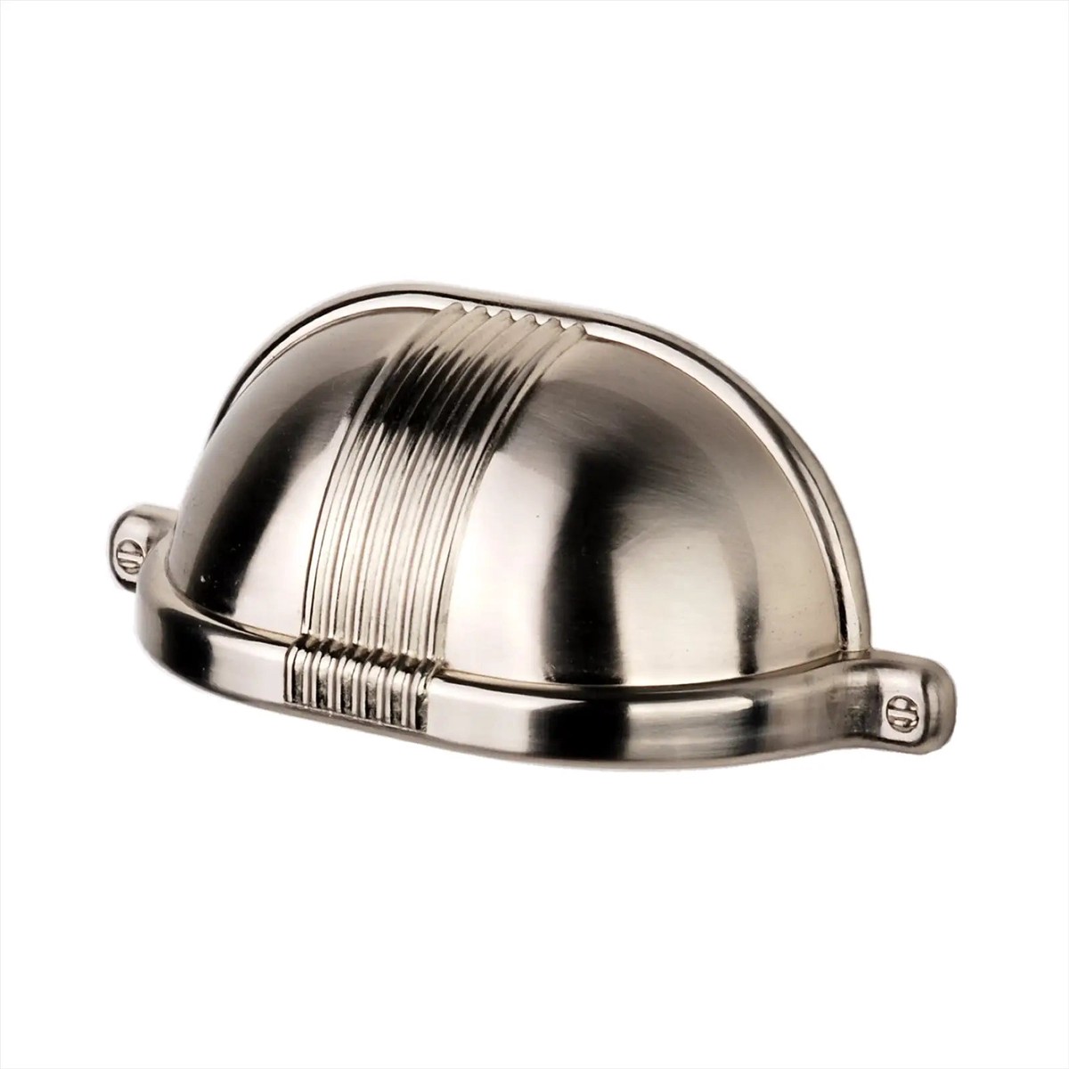 Hera - Kitchen Cabinet Cup Pull Handle - Satin Nickel