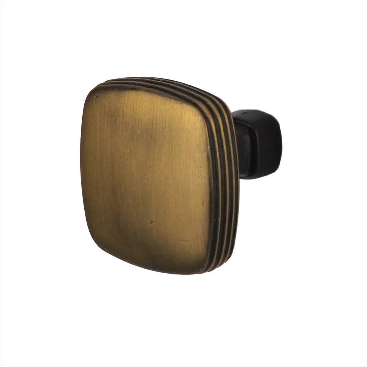 Zinnia - Kitchen Drawer Knob - Antique Brass