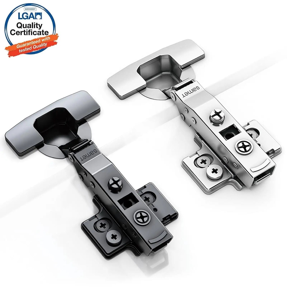 2X Clip Top Soft Close 110 Half Overlay Cabinet Hinge Mounting Plate