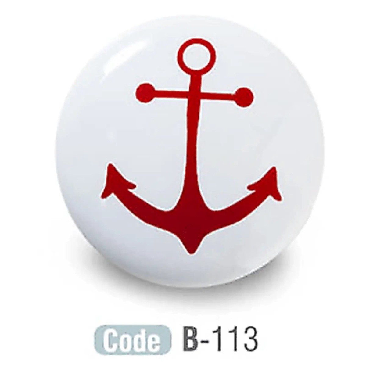 Anchor Kids Colourful Ceramic Cupboard Knobs