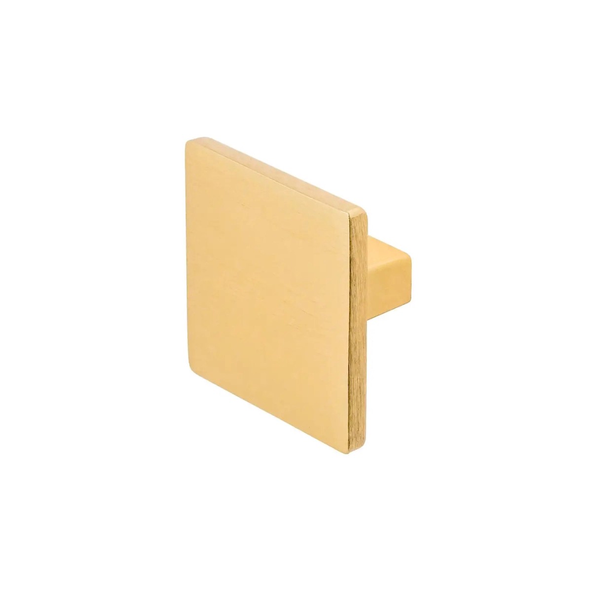 Calla - Square Kitchen Cabinet Knob - Matt Gold