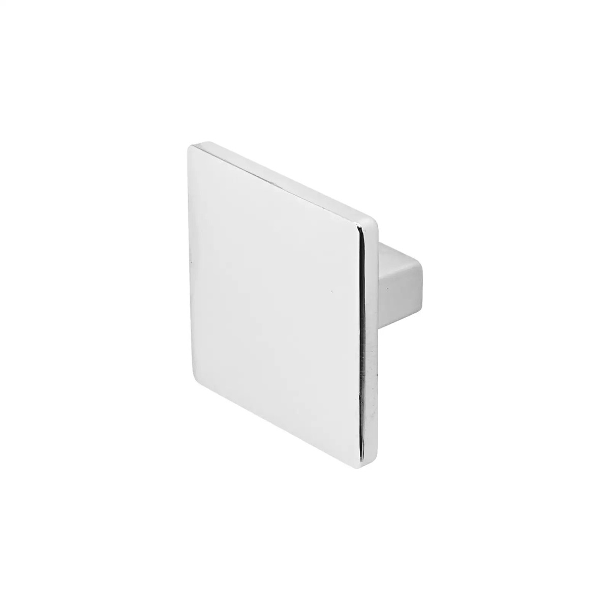 Calla - Square Kitchen Cabinet Knob - Polished Chrome