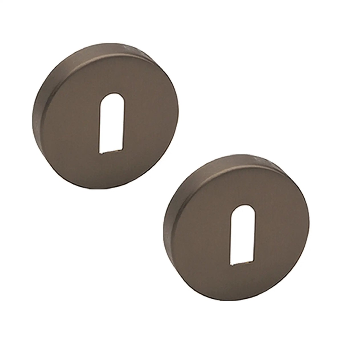 Keyhole Cover Escutcheon - Matt Bronze
