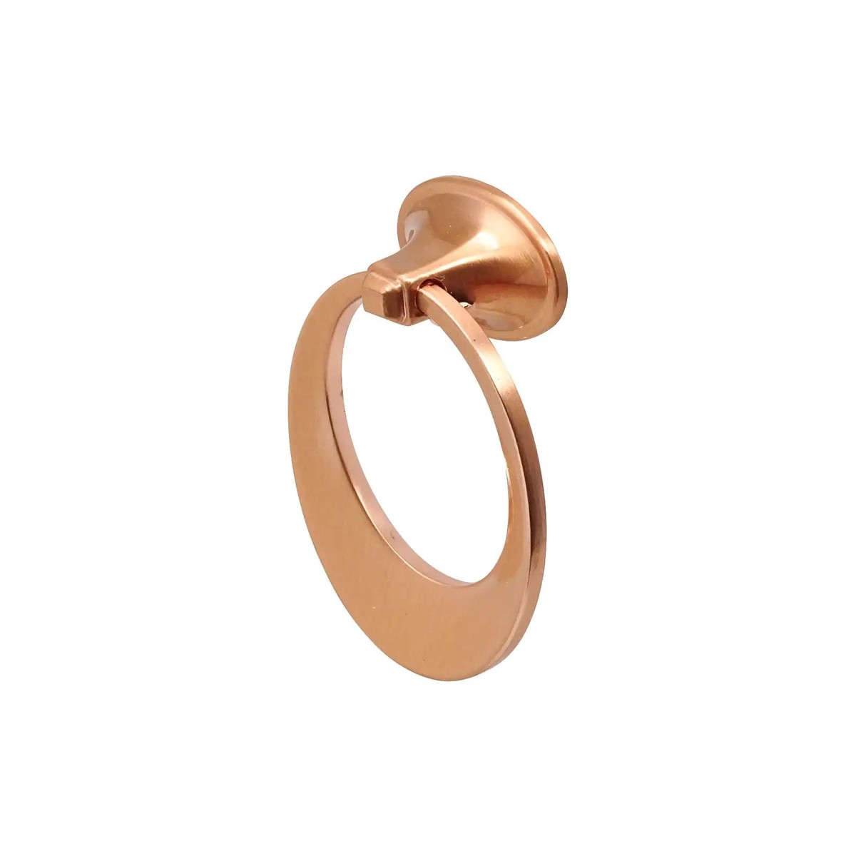 Sedona - Round Drop Ring Pull Handle - Satin Copper
