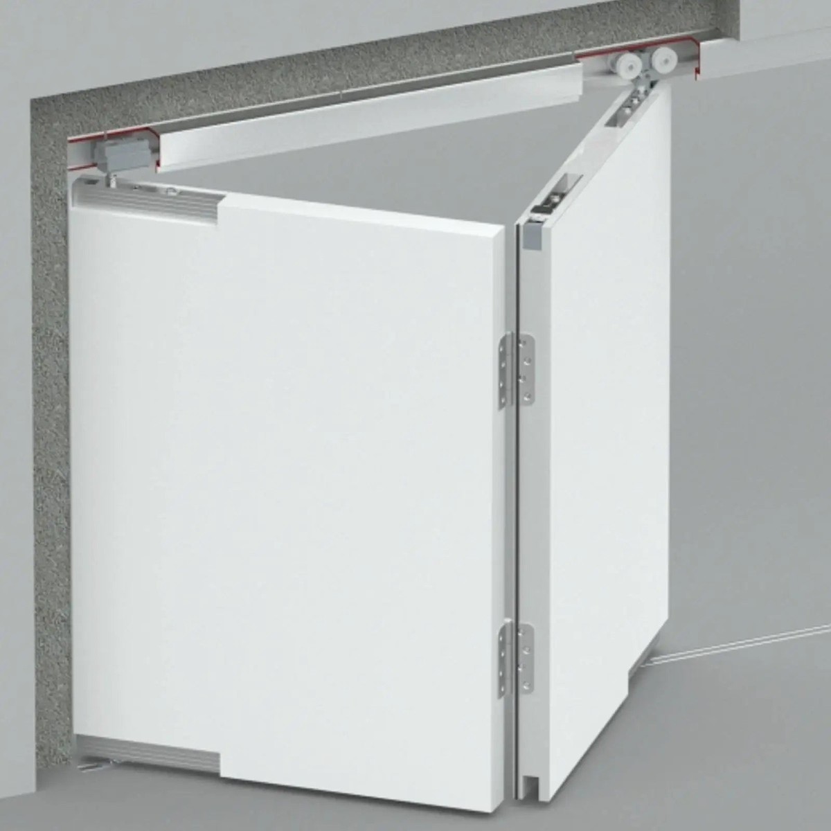 Top Hung Sliding Bi Fold Multi Fold Door Gear Track Kit