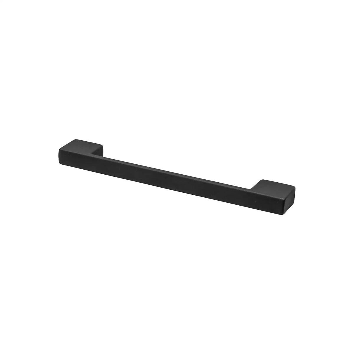 Dimora Matt Black D-Shaped Kitchen Cabinet Pull