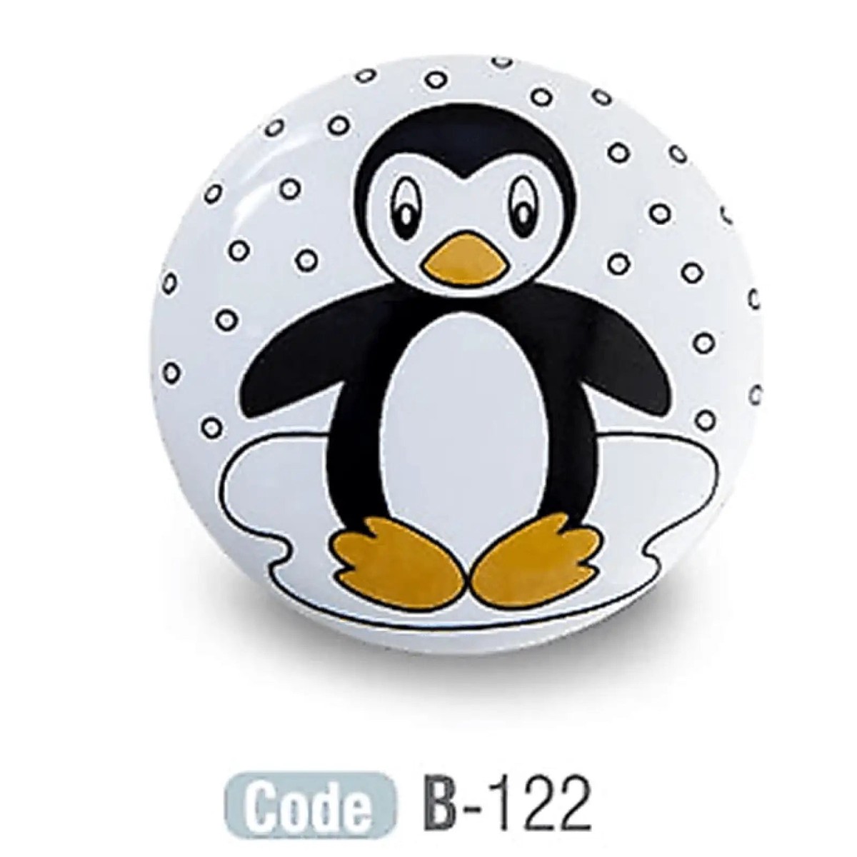 Penguin Kids Ceramic Cupboard Knobs