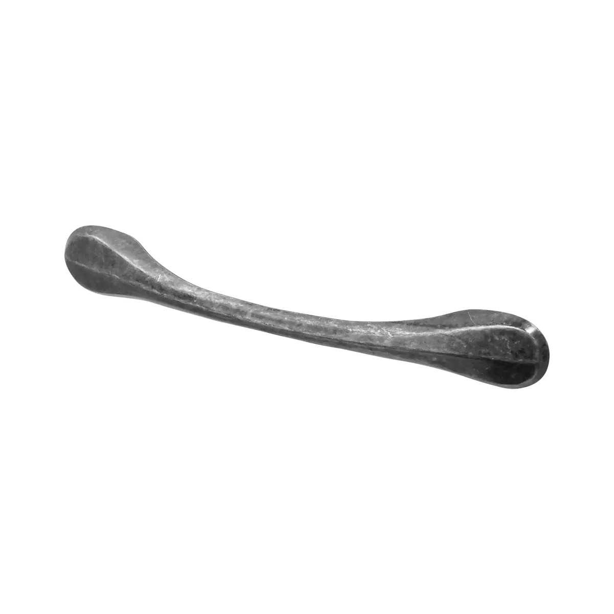 Vira - Bow Cupboard Handle - Antique Silver - Pewter