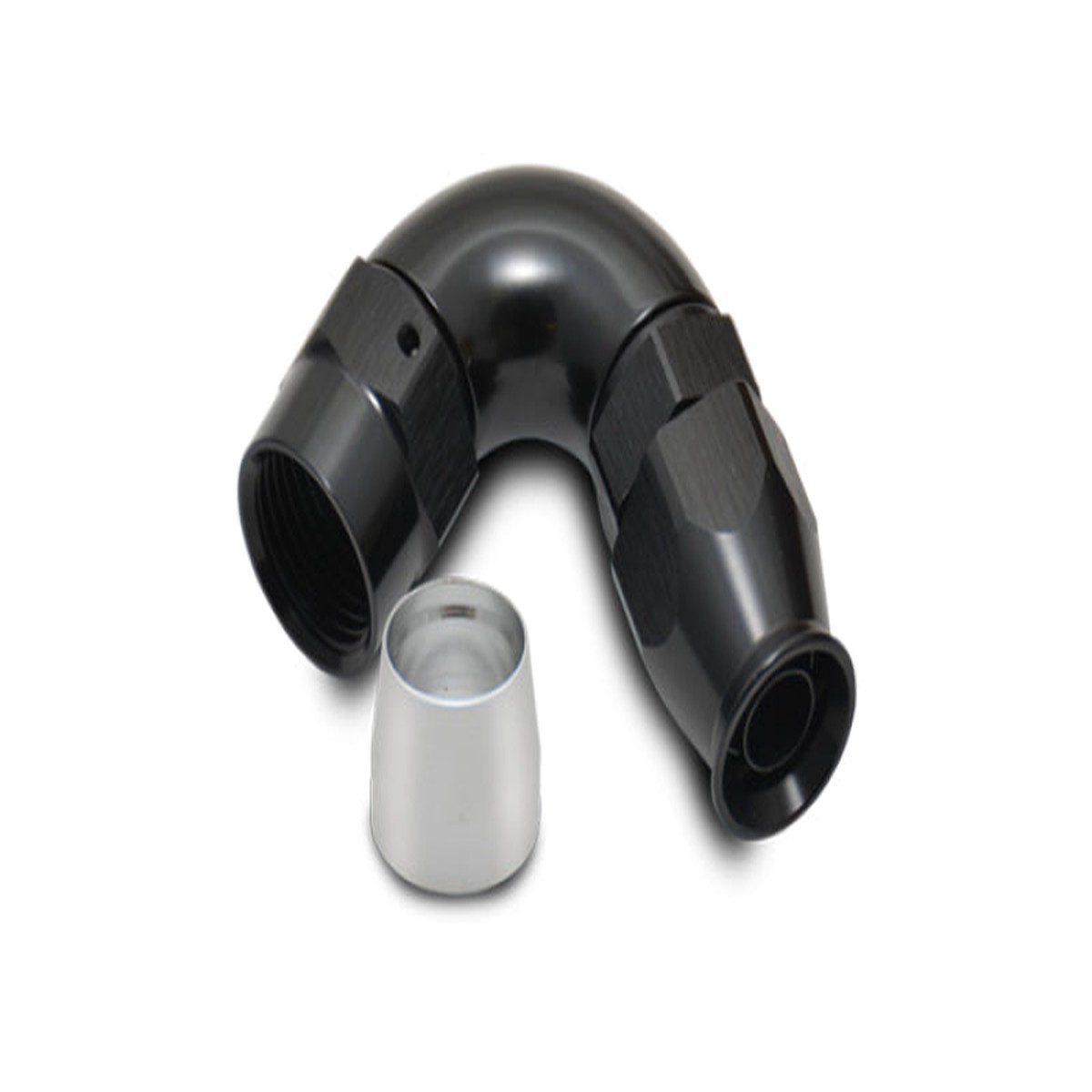 Vibrant -4AN 120 Degree Hose End Fitting for PTFE Lined Hose