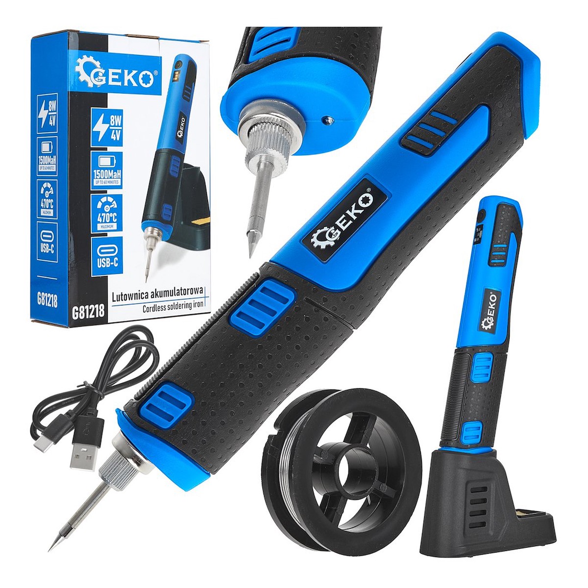 Juhtmeta jootekolb 4V 1500 mAh 8W