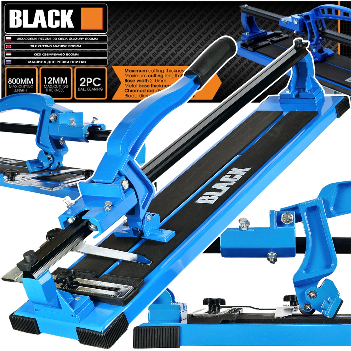 BLACKTOOLS 800 mm plaadilikur 42266