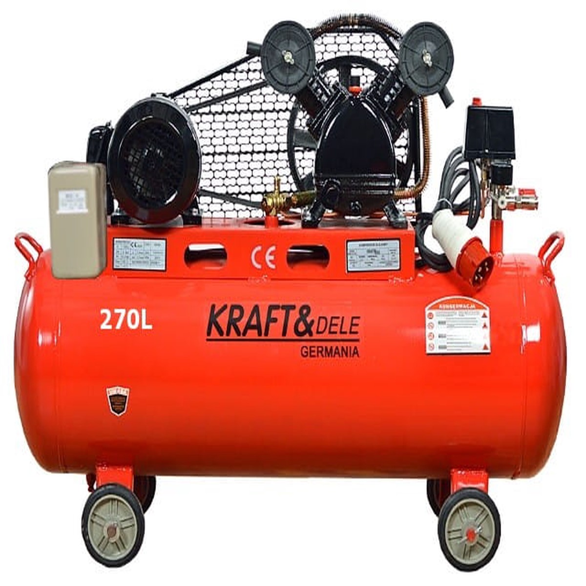 KRAFT&DELE likompressor 270 l 400 V KD409