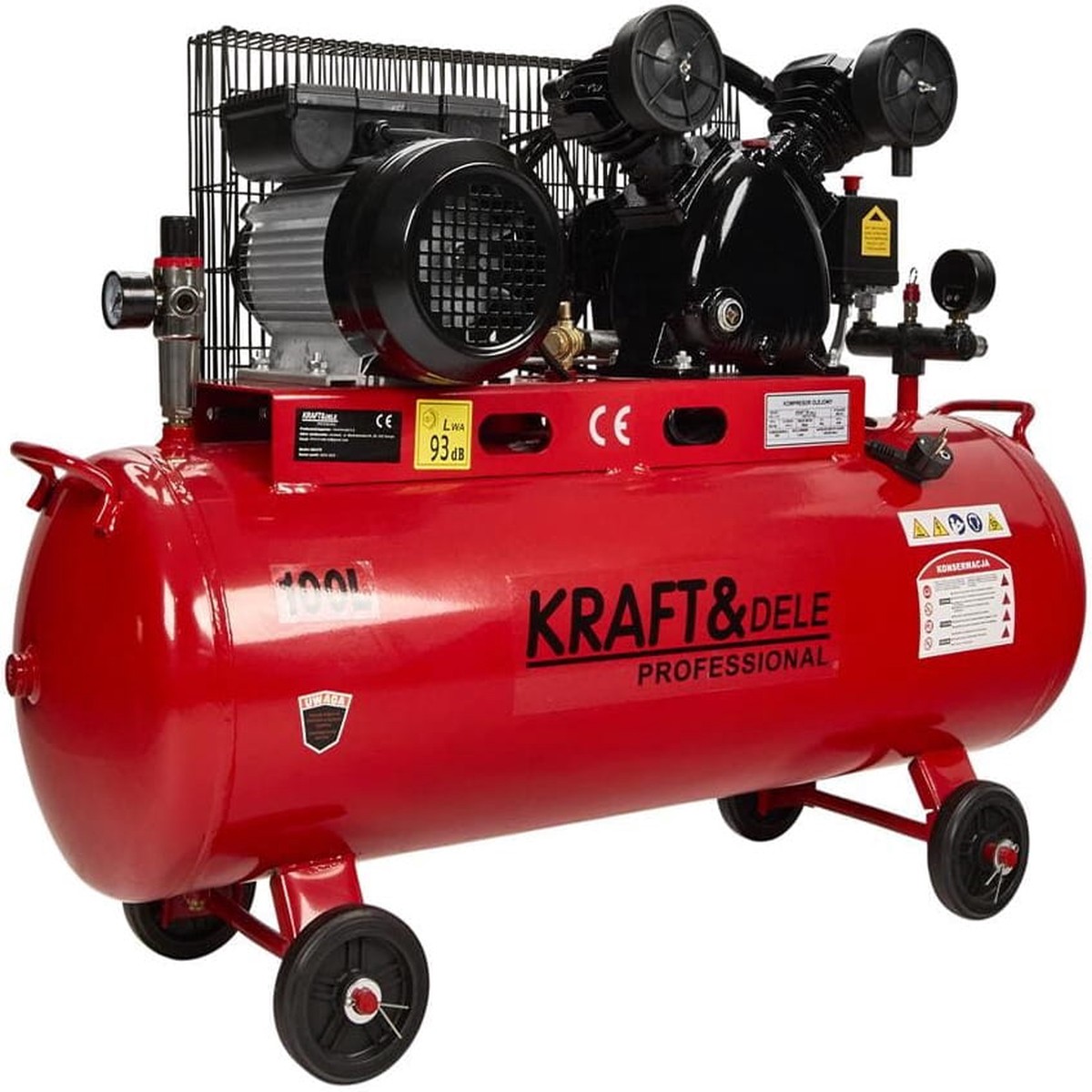 KRAFT&DELE lkompressor 100 l 230 V separaatoriga KD1472