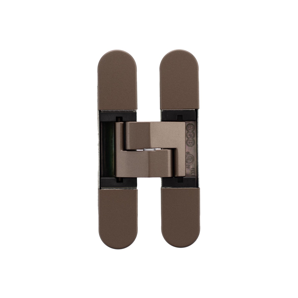AGB Eclipse 3.2 Heavy Duty Adjustable Concealed Hinge 80KG Capacity - Bronze