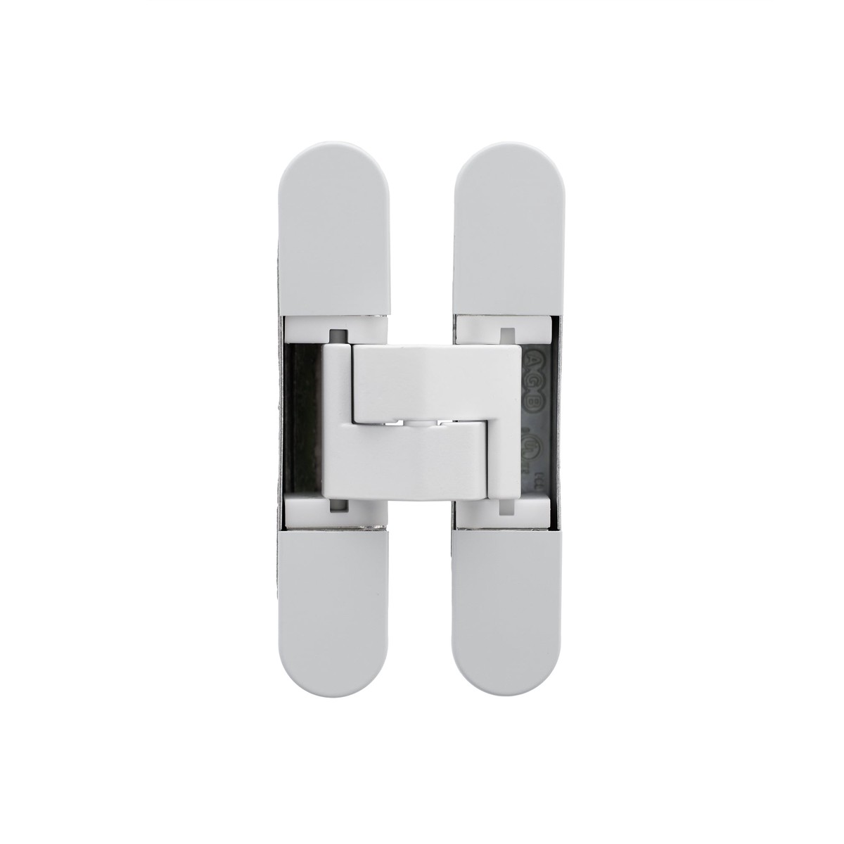 AGB Eclipse 3.2 Heavy Duty Adjustable Concealed Hinge 80KG Capacity - White