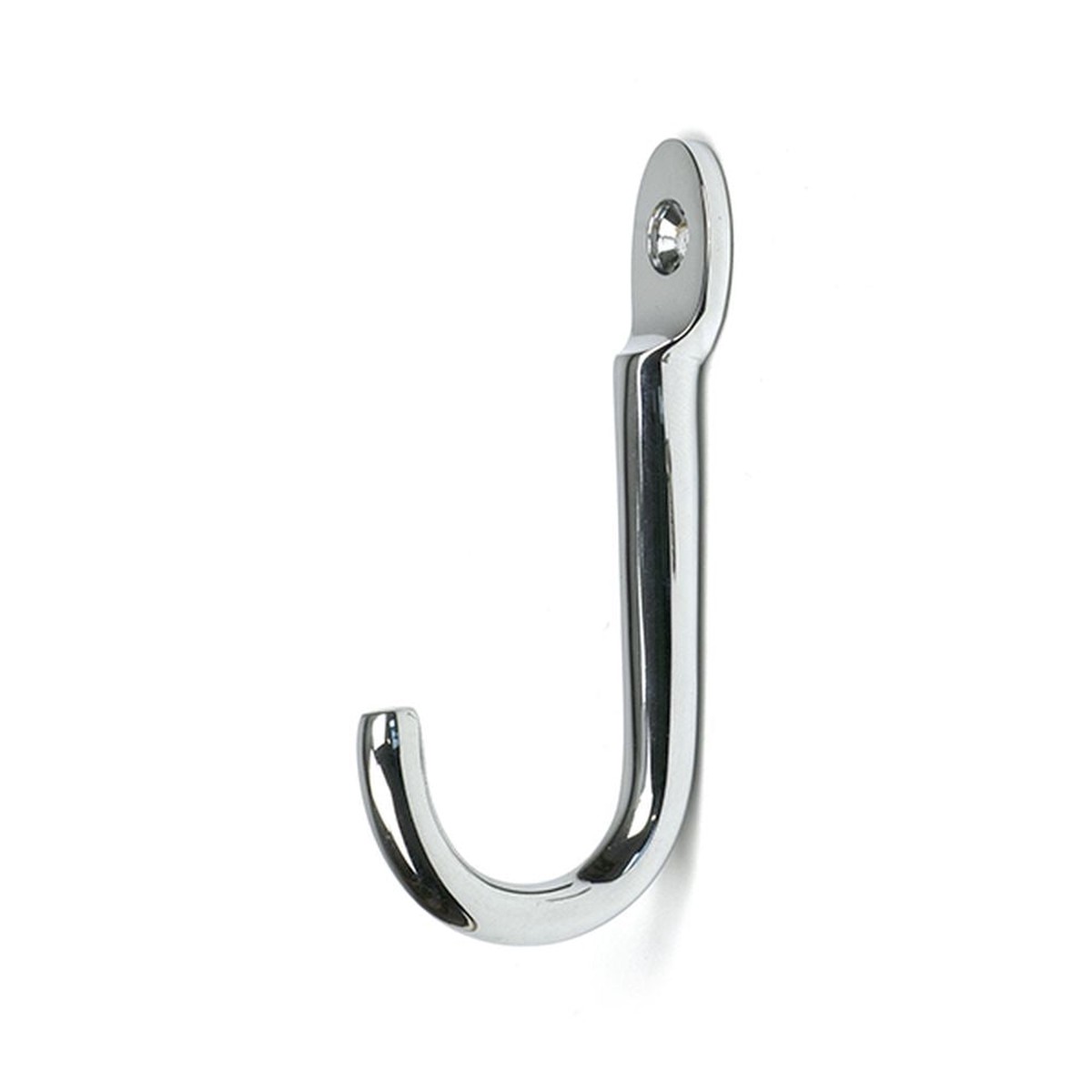 From The Anvil - Polished Chrome Traditional Coat Hook