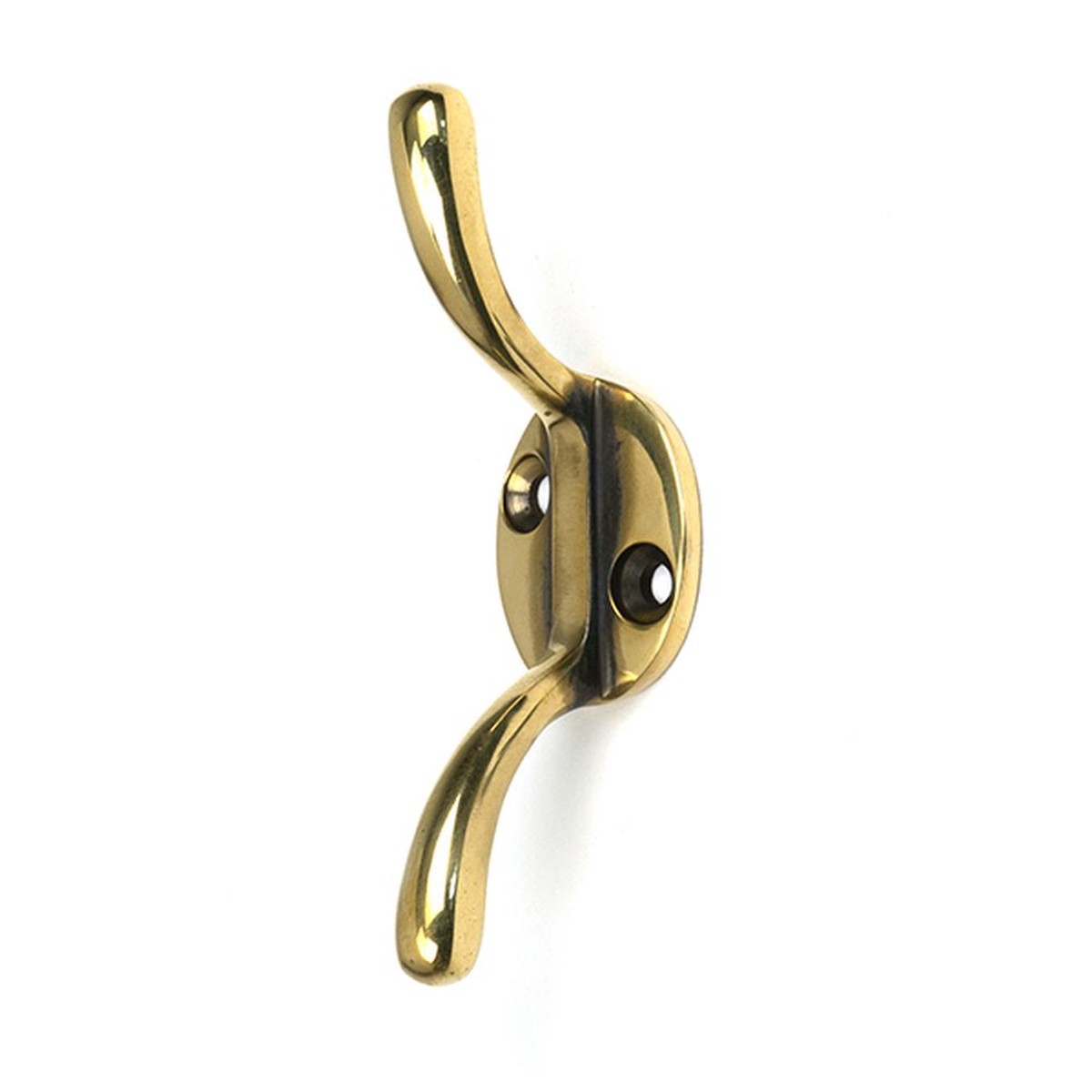 From The Anvil - Aged Brass Newbury Cleat Hook