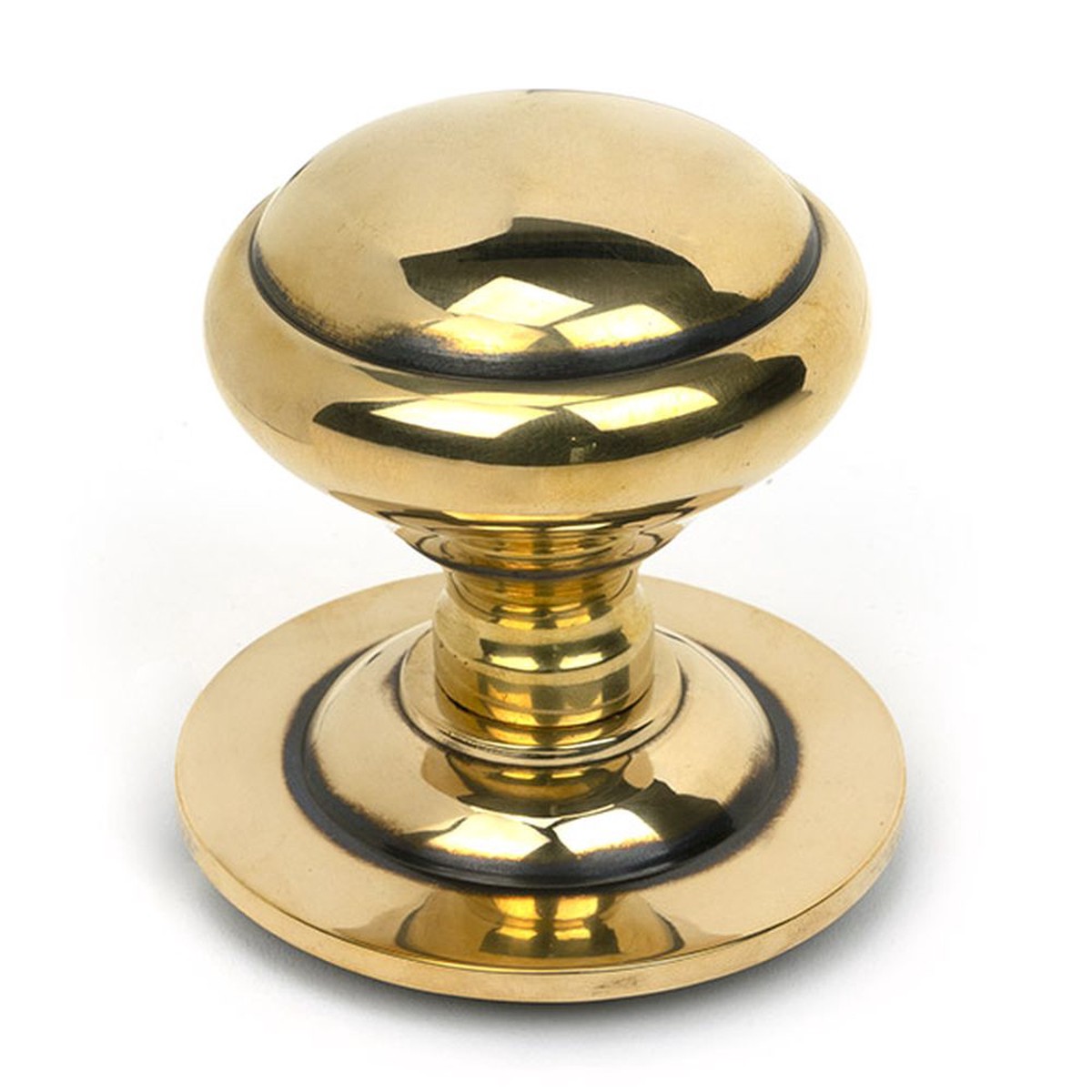 From The Anvil - Aged Brass Round Centre Door Knob