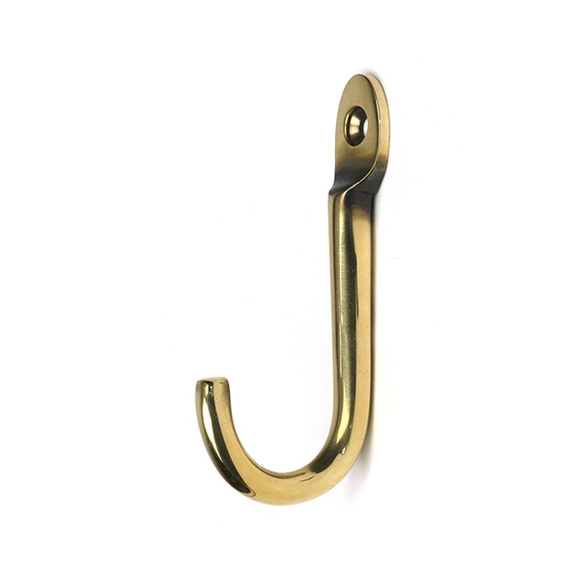 From The Anvil - Aged Brass Traditional Coat Hook