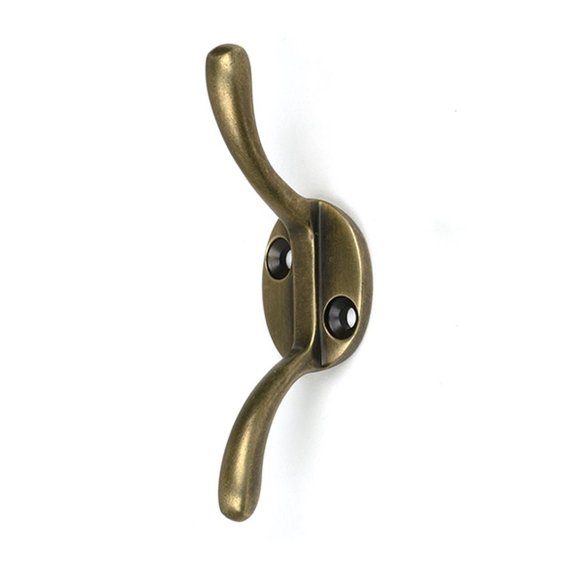 From The Anvil - Burnished Brass Newbury Cleat Hook