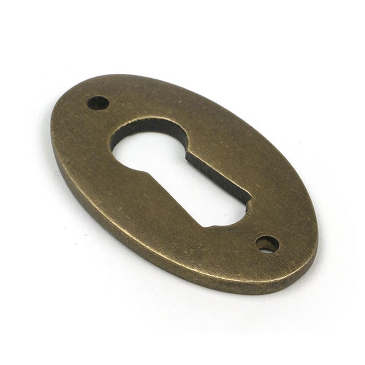 From The Anvil - Burnished Brass Oval Escutcheon