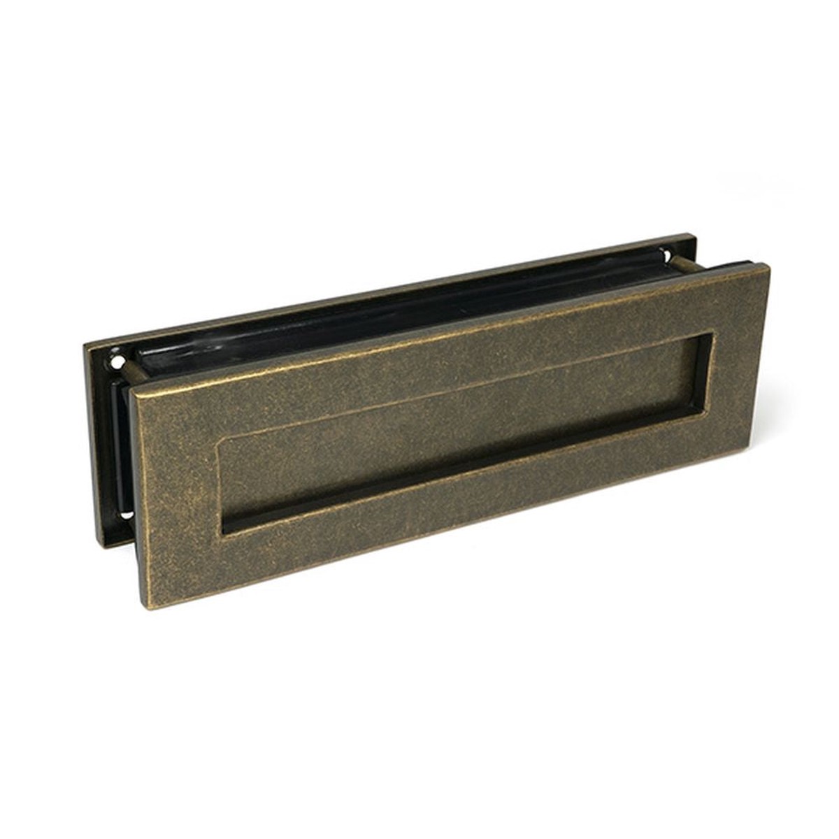 From The Anvil - Burnished Brass Traditional Letterbox