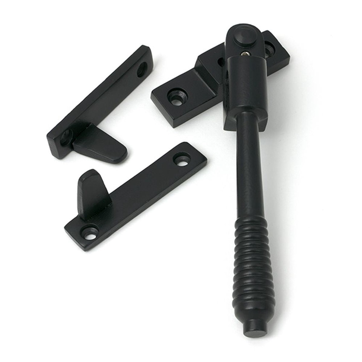 From The Anvil - Matt Black Night-Vent Locking Reeded Fastener