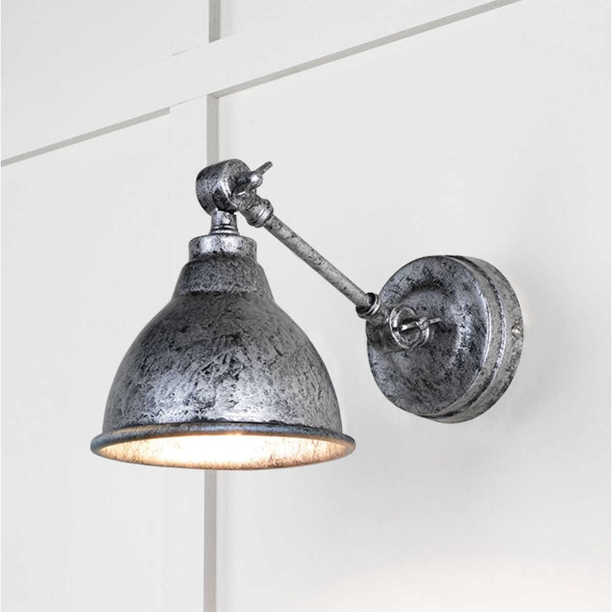 From The Anvil - Pewter Brindley Wall Light
