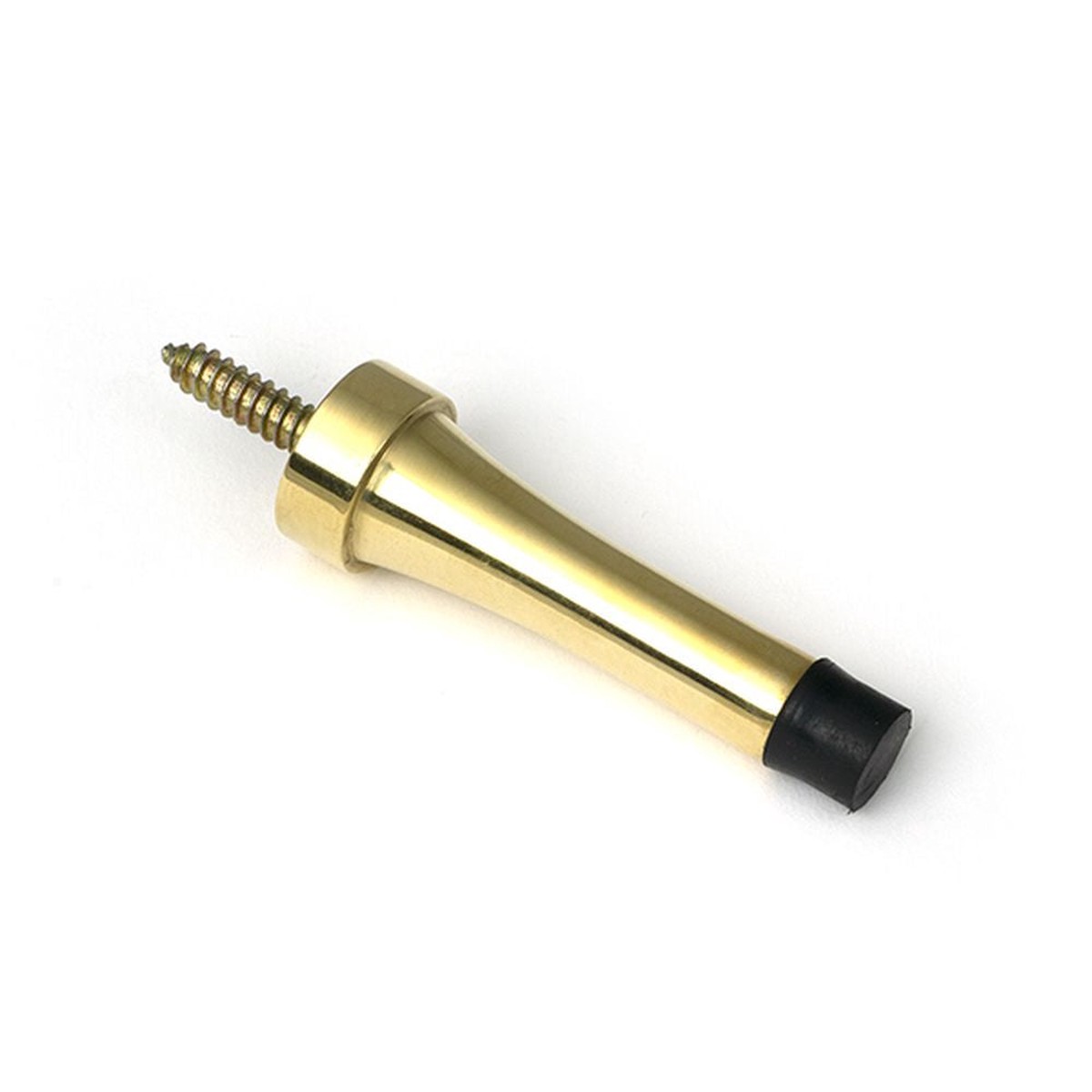 From The Anvil - Polished Brass Projection Door Stop
