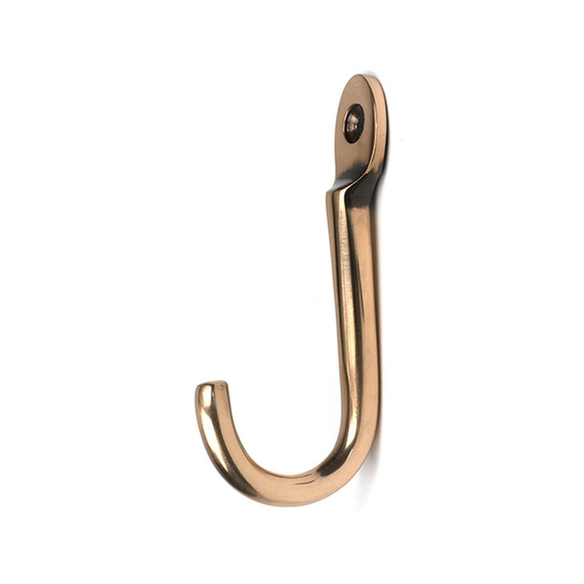 From The Anvil - Polished Bronze Traditional Coat Hook