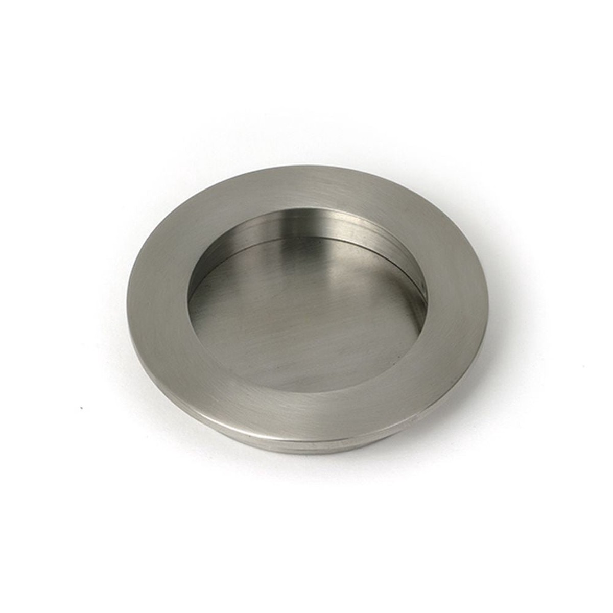 From The Anvil - Satin Marine SS (316) 75mm Plain Round Pull