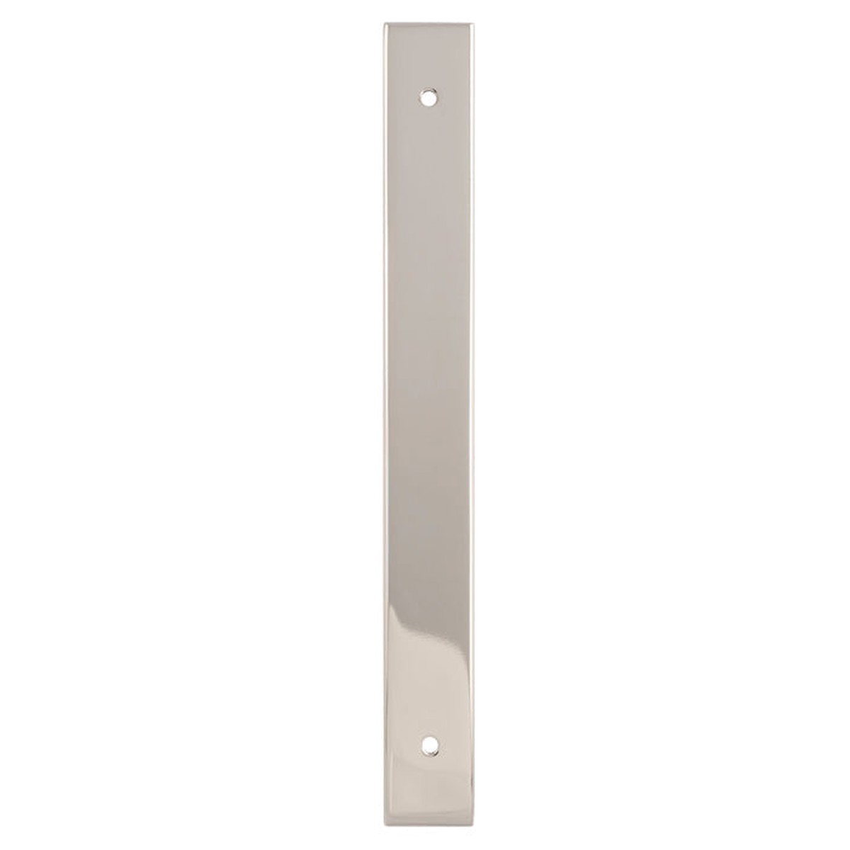 Alexander & Wilks - Rectangular Cabinet Pull Backplate-Polished Nickel-200X22X3mm - 160mm C/C