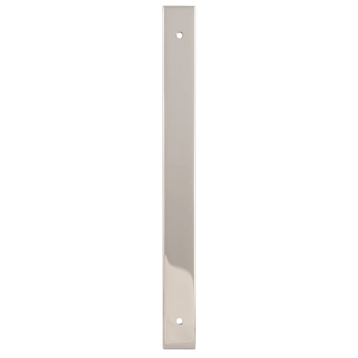 Alexander & Wilks - Rectangular Cabinet Pull Backplate-Polished Nickel-232X22X3mm - 192mm C/C