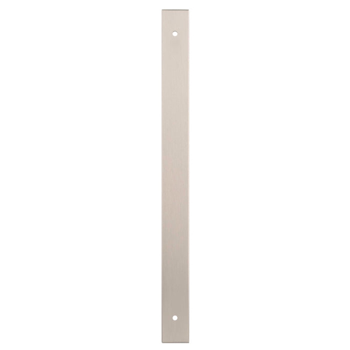 Alexander & Wilks - Rectangular Cabinet Pull Backplate-Satin Nickel-264X22X3mm - 224mm C/C