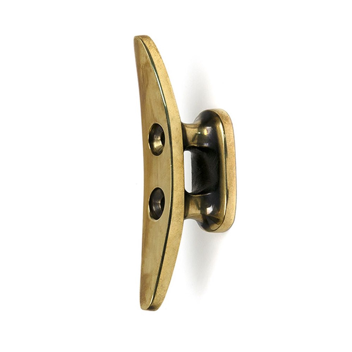 From The Anvil - Aged Brass Marine Cleat Hook