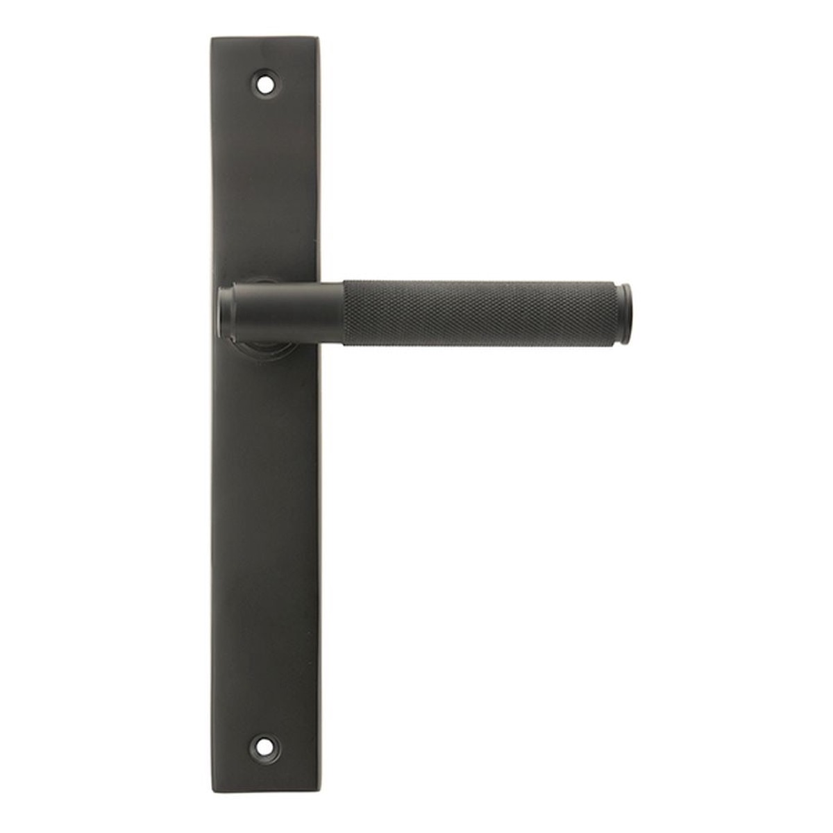 From The Anvil - Aged Bronze Brompton Slimline Lever Espag. Latch Set
