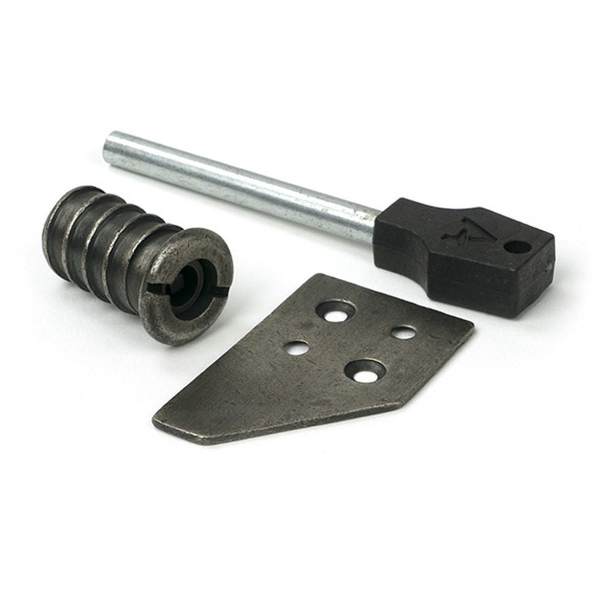 From The Anvil - Antique Pewter Key-Flush Sash Stop