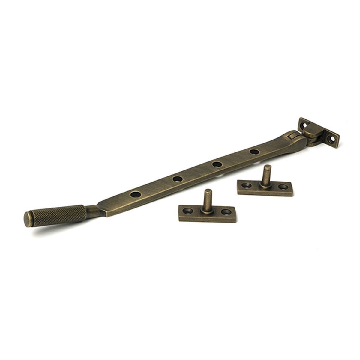 From The Anvil - Burnished Brass 10" Brompton Stay