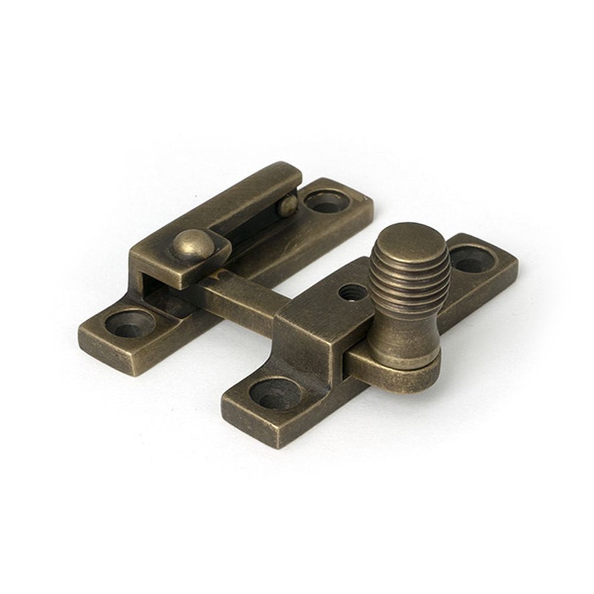 From The Anvil - Burnished Brass Beehive Quadrant Fastener - Narrow