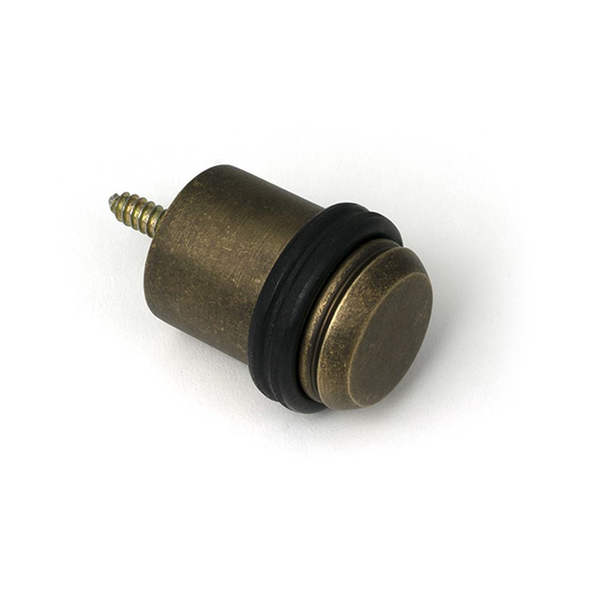 From The Anvil - Burnished Brass Floor Mounted Door Stop