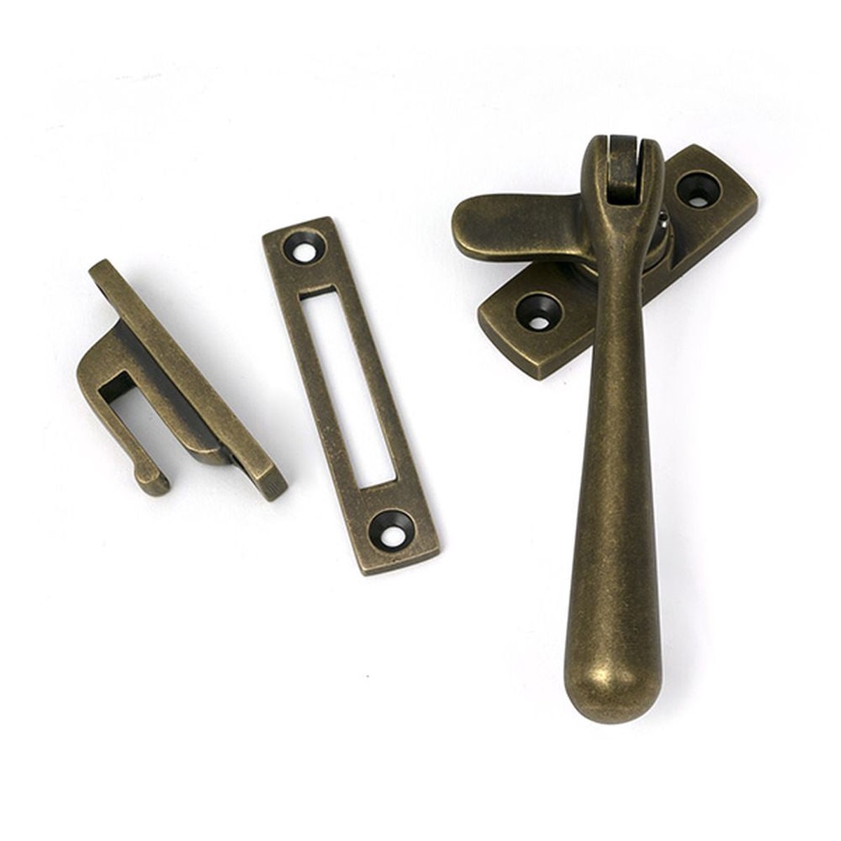 From The Anvil - Burnished Brass Locking Newbury Fastener