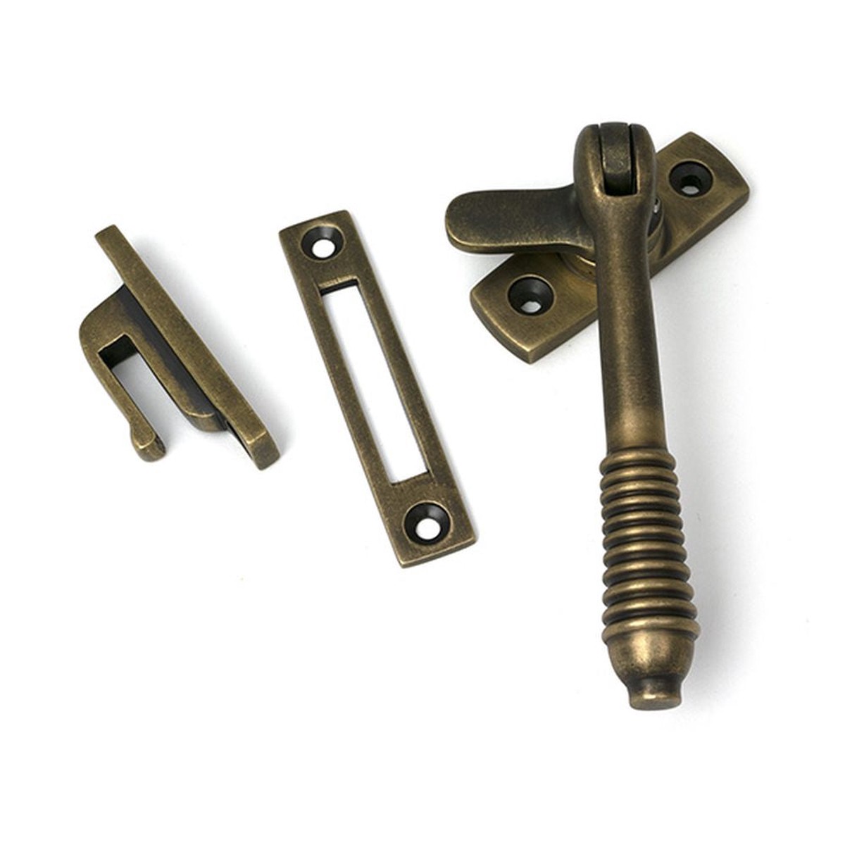 From The Anvil - Burnished Brass Locking Reeded Fastener
