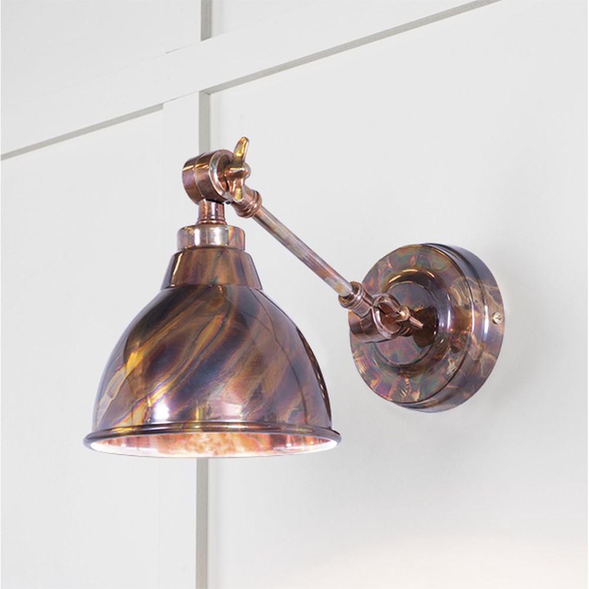 From The Anvil - Burnished Brindley Wall Light
