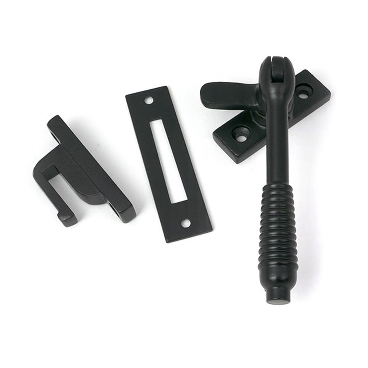From The Anvil - Matt Black Locking Reeded Fastener