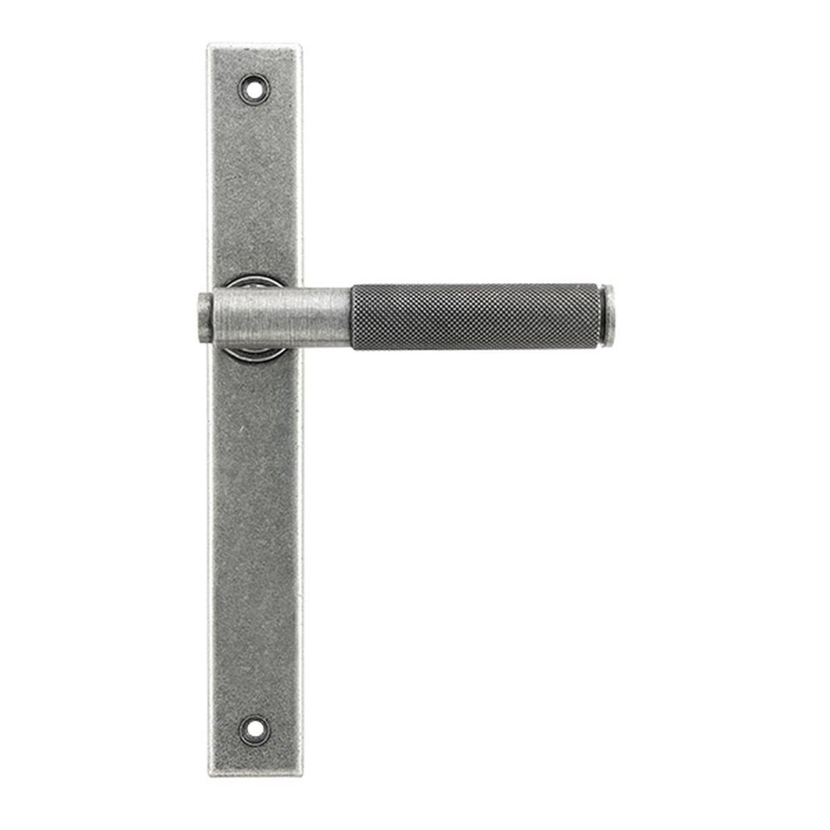 From The Anvil - Pewter Brompton Slimline Lever Espag. Latch Set