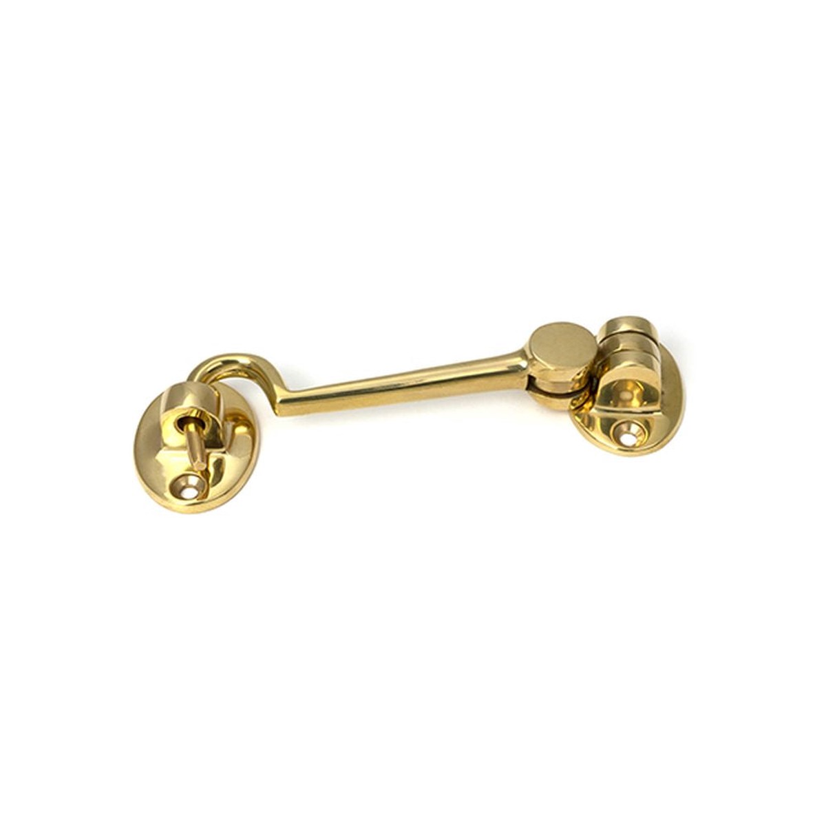 From The Anvil - Polished Brass 4" Cabin Hook